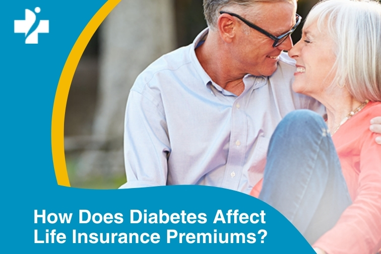 How does diabetes affect life insurance premiums?