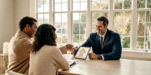 Local agent helps a couple choose an ACA health insurance plan in Poinciana, FL.