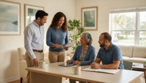 A family in Poinciana, FL getting help with ACA Marketplace insurance.